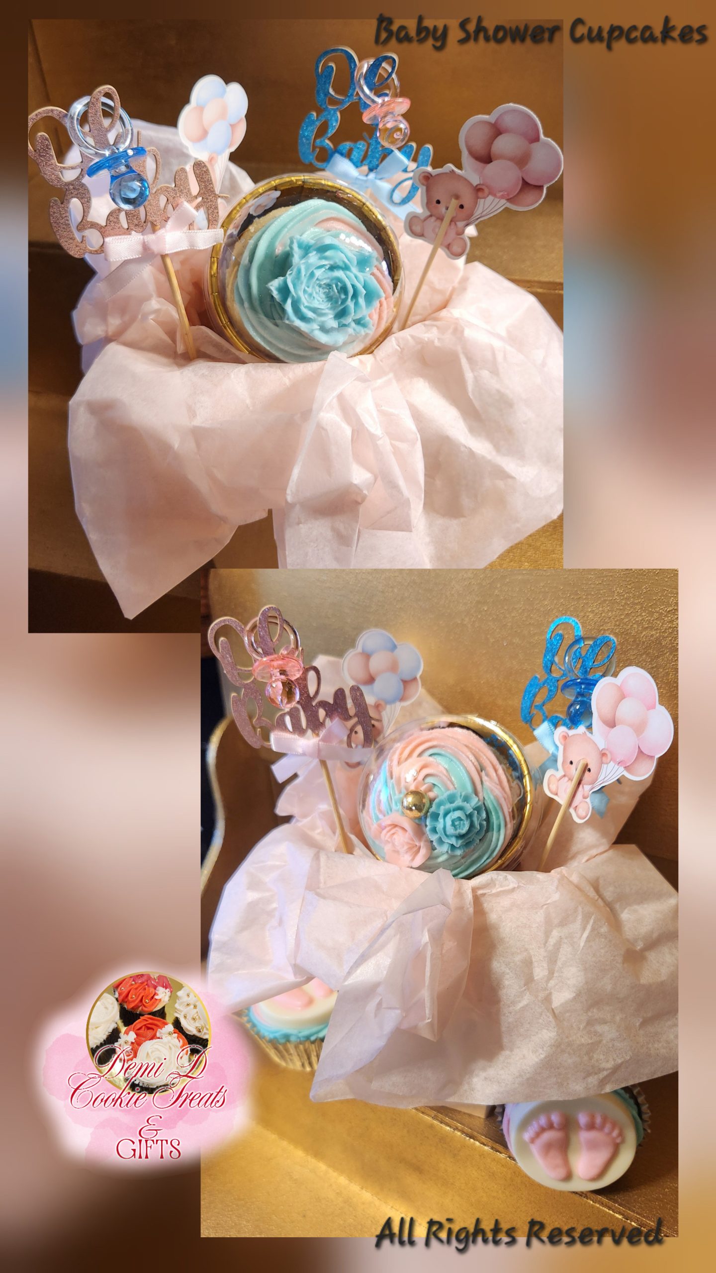 Demi D - Baby Shower Cupcakes